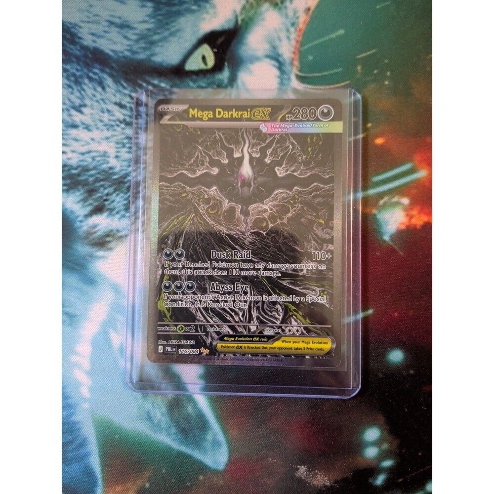 Mega Darkrai ex 116/084 Pitch Black Special Illustration Rare PokemonTCG English